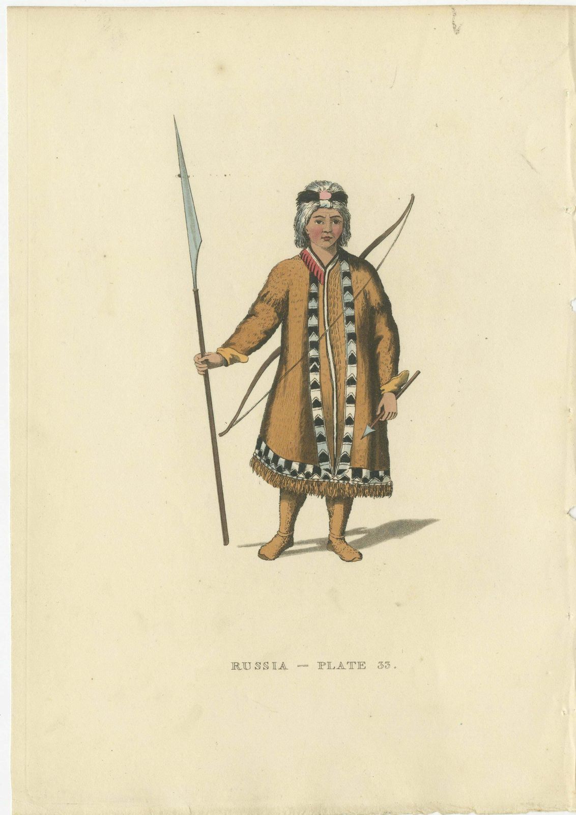 Engravings Depicting The Dress And Manners Of The Yakouti Tribes In Russia, 1814 photo Art