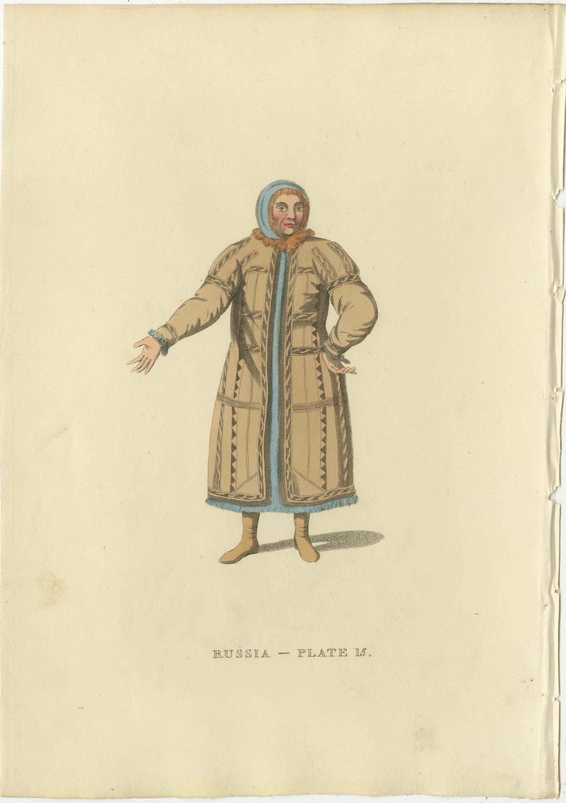 Traditional Attire Of The Ostiak: A Glimpse Into 19th Century Siberian Culture photo for sale