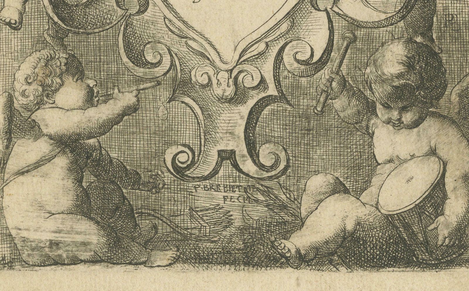 Cherubic Mischief: A Rare Baroque Collection, Circa 1620 photo buy