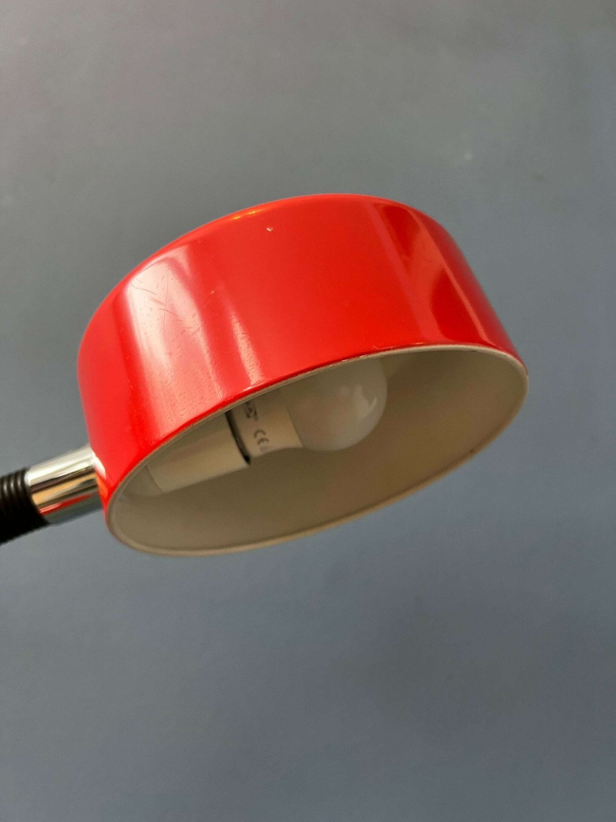photo for sale Rode Verstelbare Mid Century Cosack Tafellamp