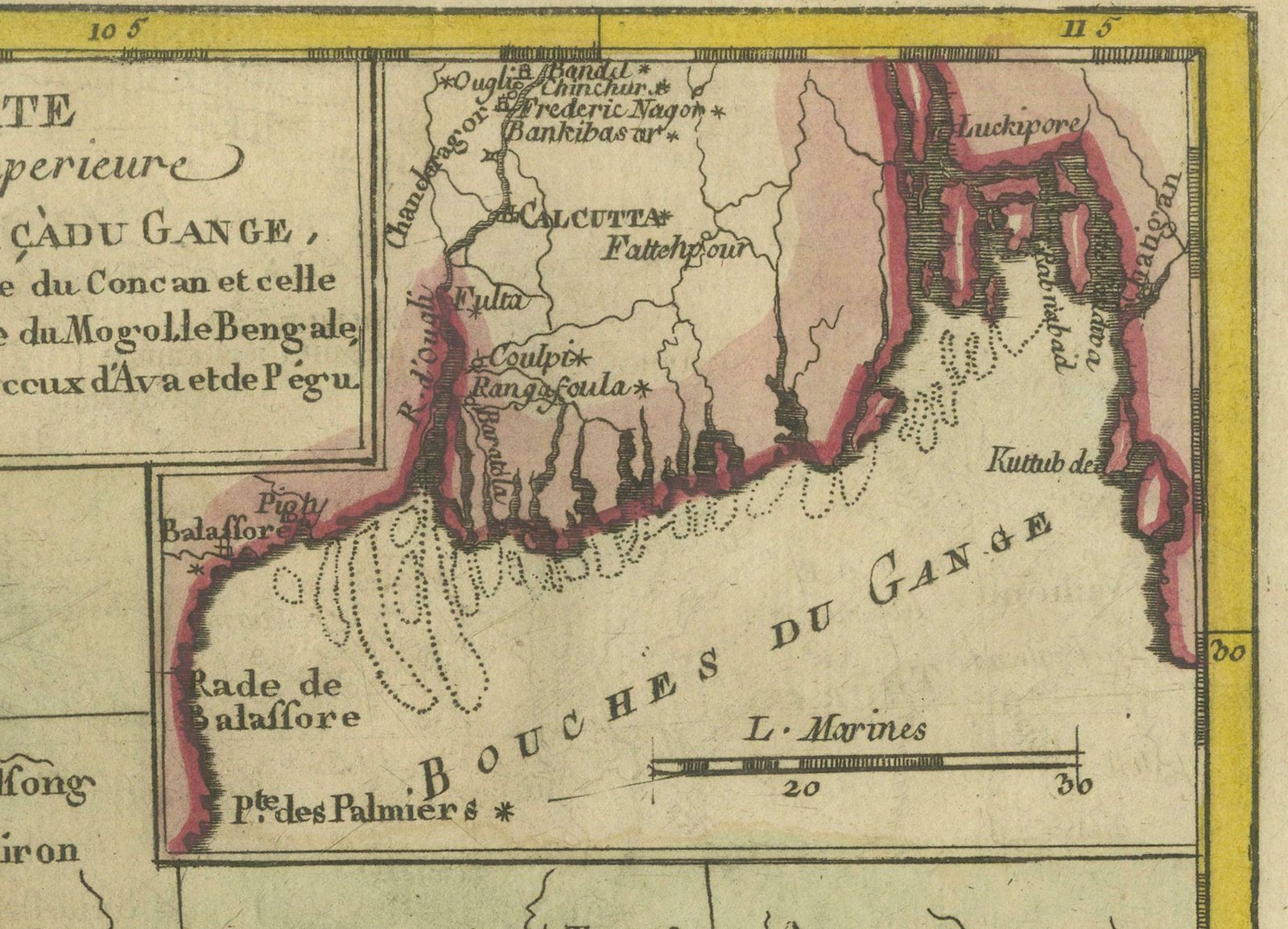 18th Century Cartographic Depiction Of Upper India And Ceylon, 1835 photo vinterior