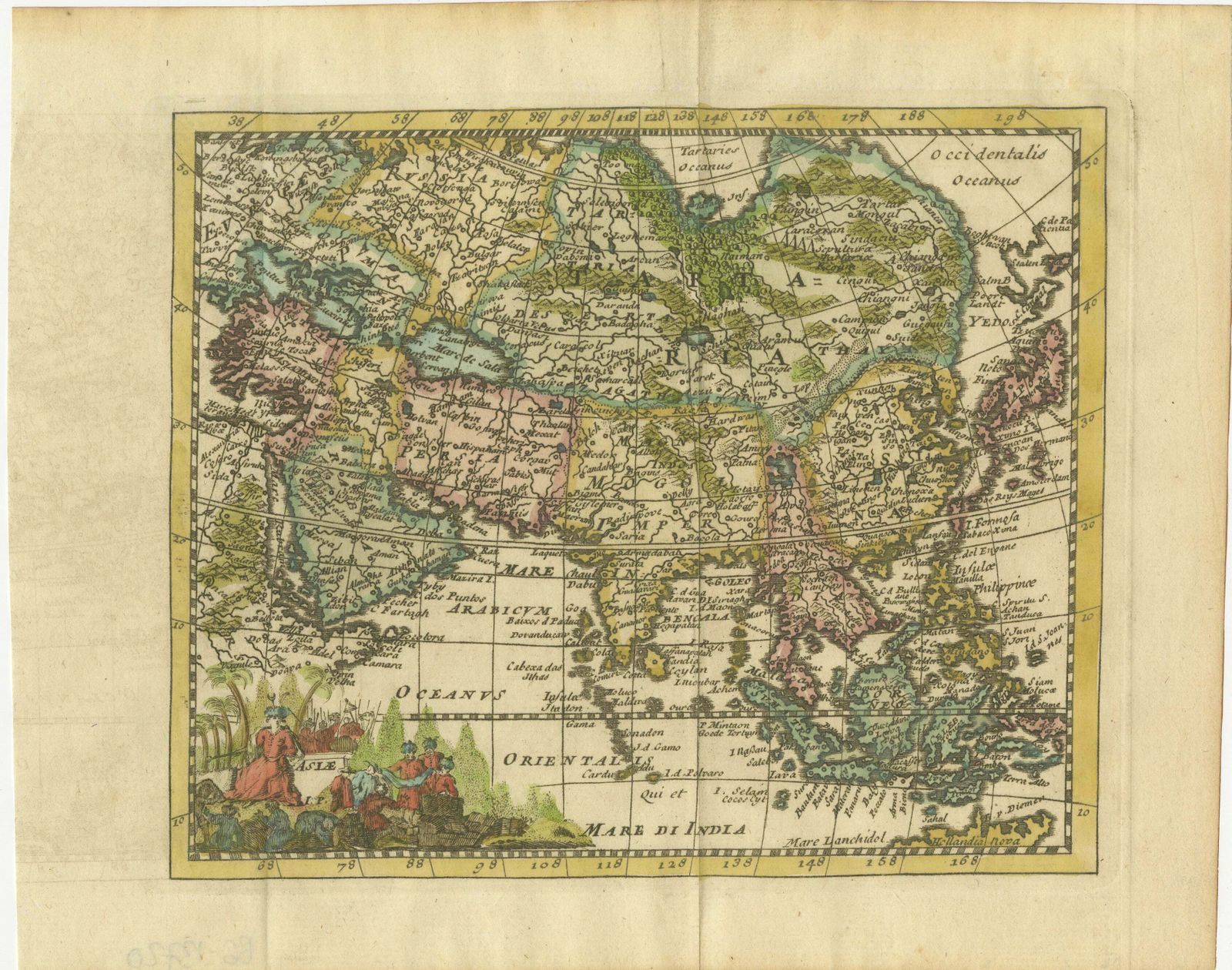 Cartographic Elegance: The Art And Science Of 17th Century Asian Maps, Ca.1681 photo furniture