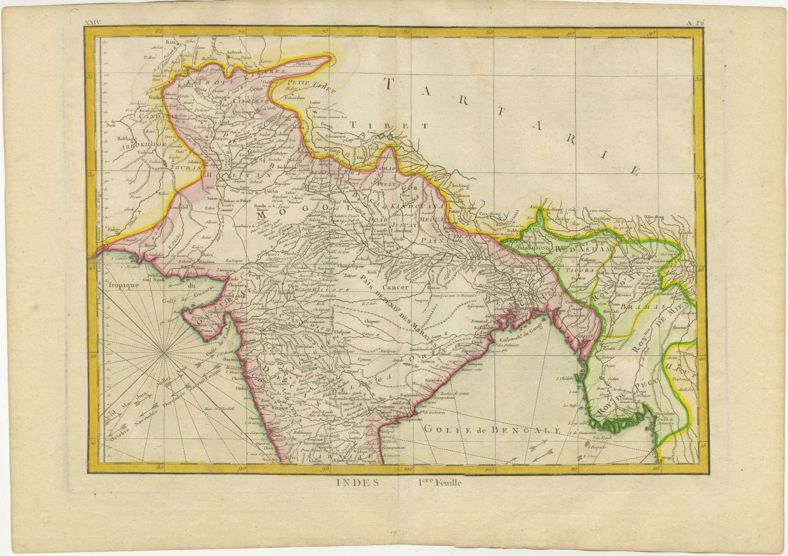 Charting The Course Of Empire: Bonne's 1770 Masterpiece Maps Of The Indian Ocean photo furniture