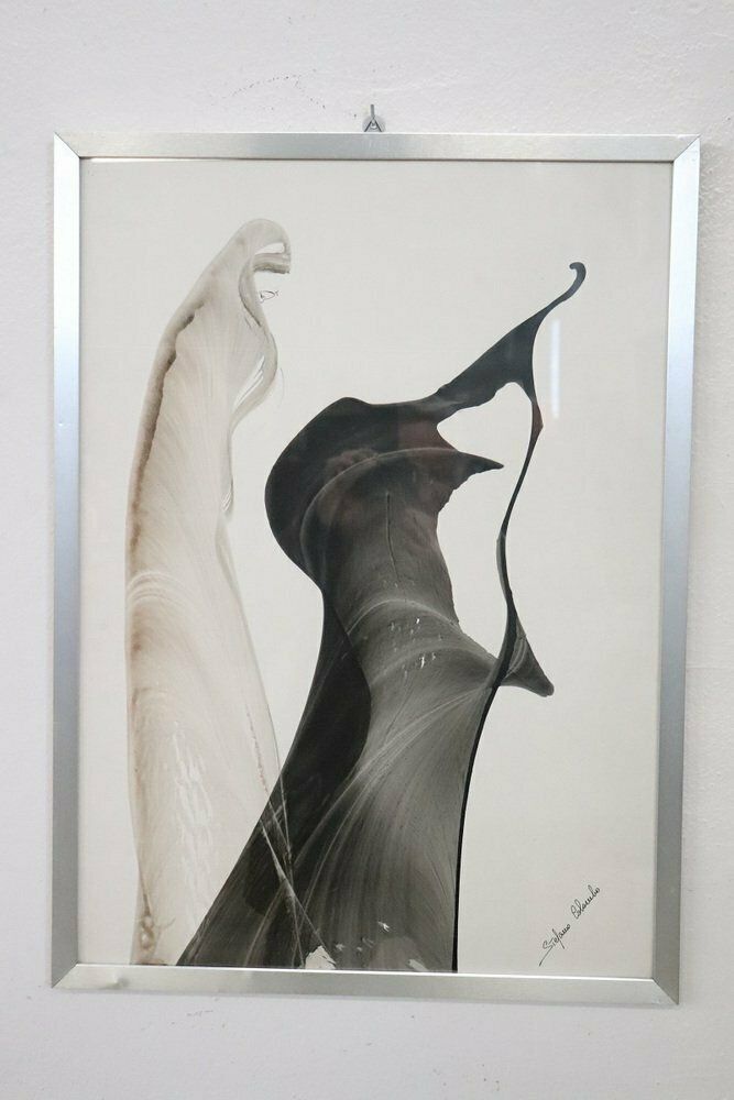 Stefano Colombo, Abstract Compositions, 1970s, Tempera On Paper, With Frame, Set Of 2 photo for sale