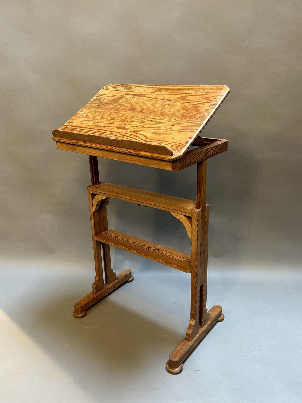 Early C20th Pine Lectern Table photo buy