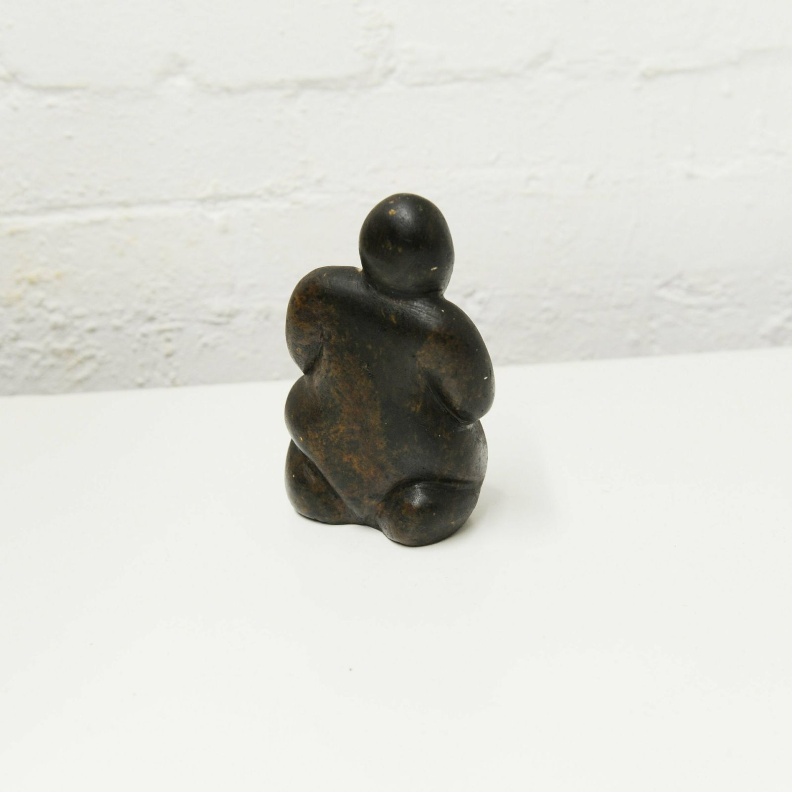 Signed Zimbabwe Carved Stone Sculpture By Richard Mteki, 1990s photo furniture