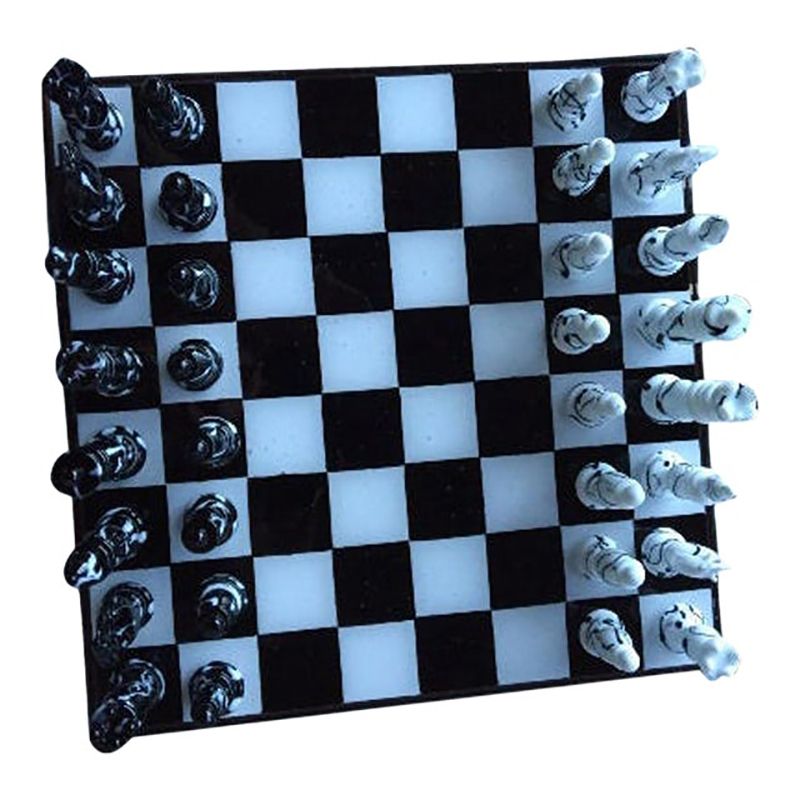 Contemporary Vetro Di Murano Chess Board Scacchiera, Made In Italy photo 4320.0