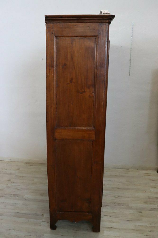 photo vintage Antique Poplar Wardrobe Early 18th Century