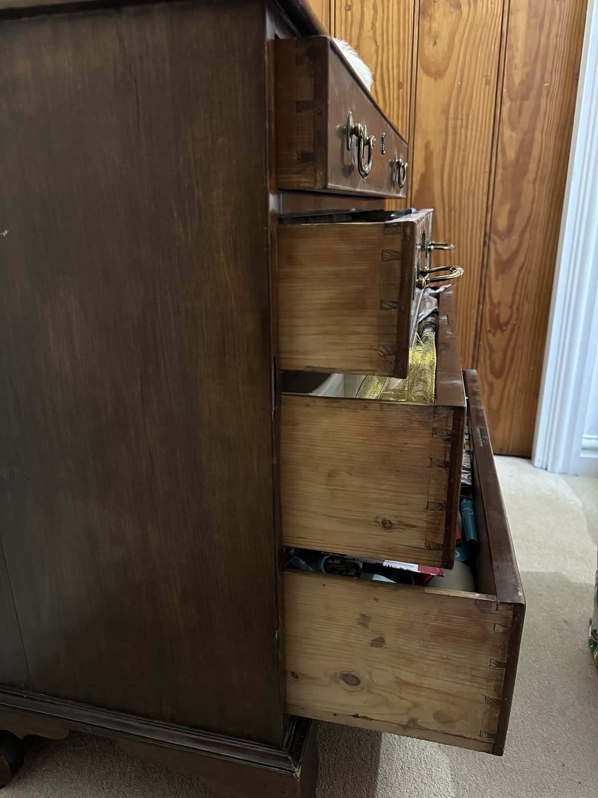 Georgian, Mahogany 4 Drawer Chest Of Drawers photo Furniture