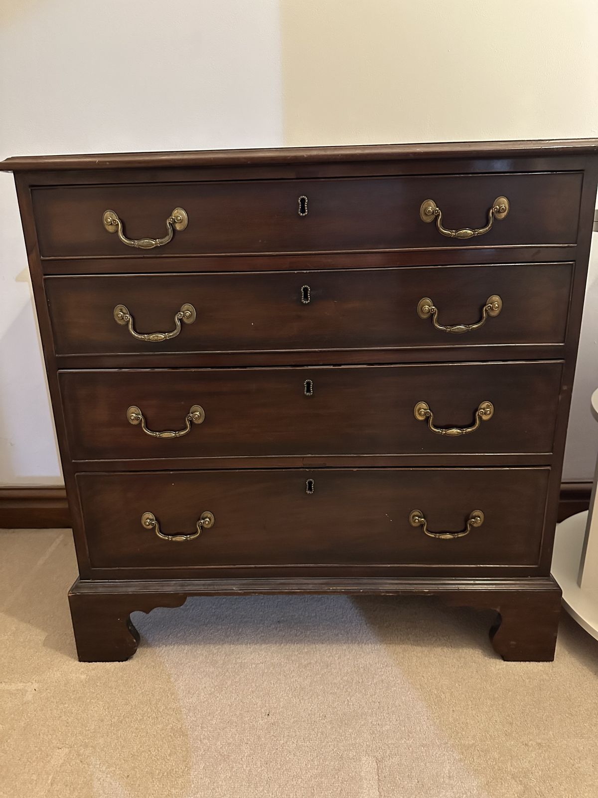 Georgian, Mahogany 4 Drawer Chest Of Drawers photo 500.0