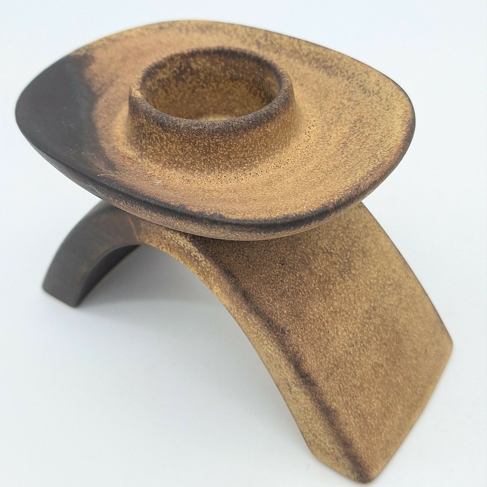 Ceramic Candlestick From The Karlsruher Majolika By F. Glatzle. 1966 photo Home Decor