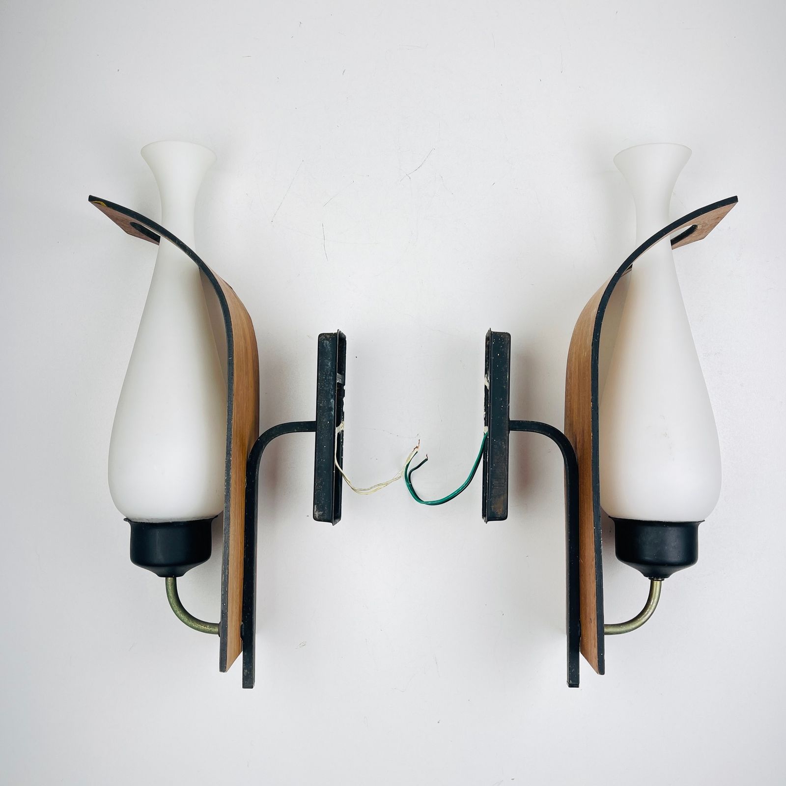 Lighting Wall Lamps By Stilnovo, Italy 1950s, Set Of 2 photo