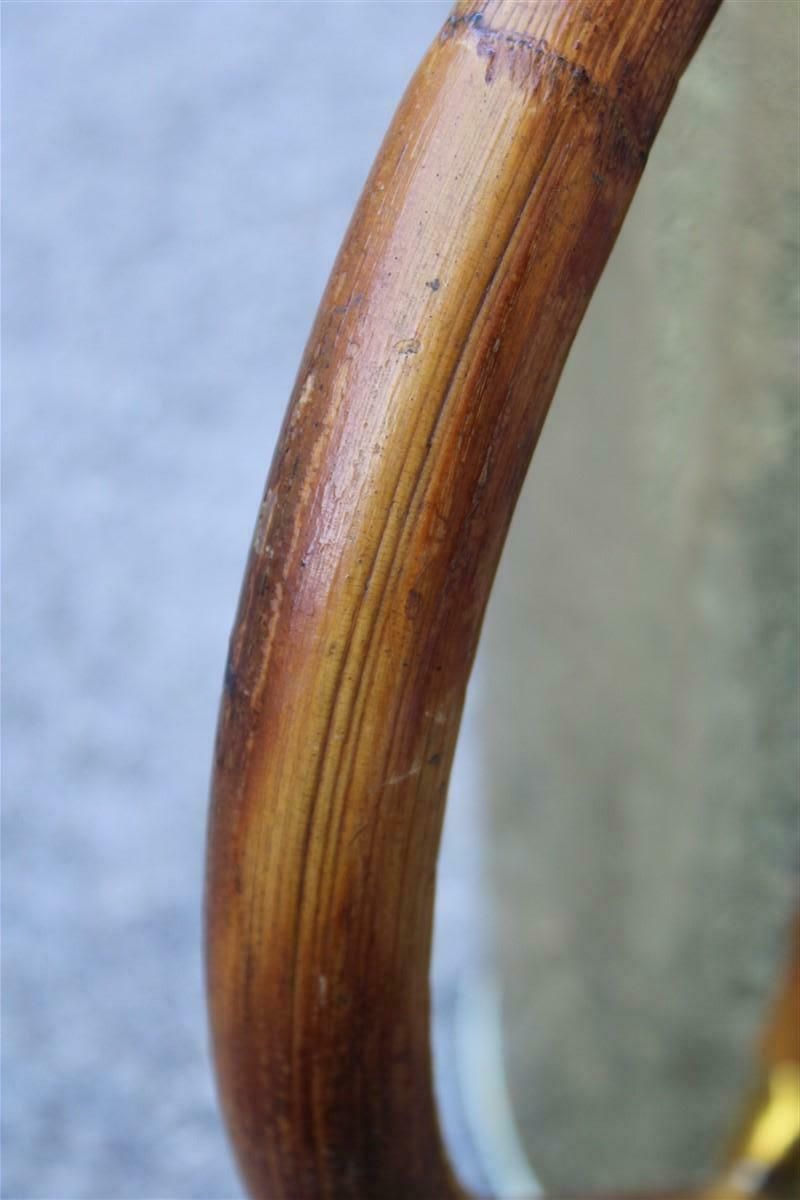 Home Decor Elegance Of The Bamboo And Solid Brass Umbrella Stand. Italian Design From The 70s photo