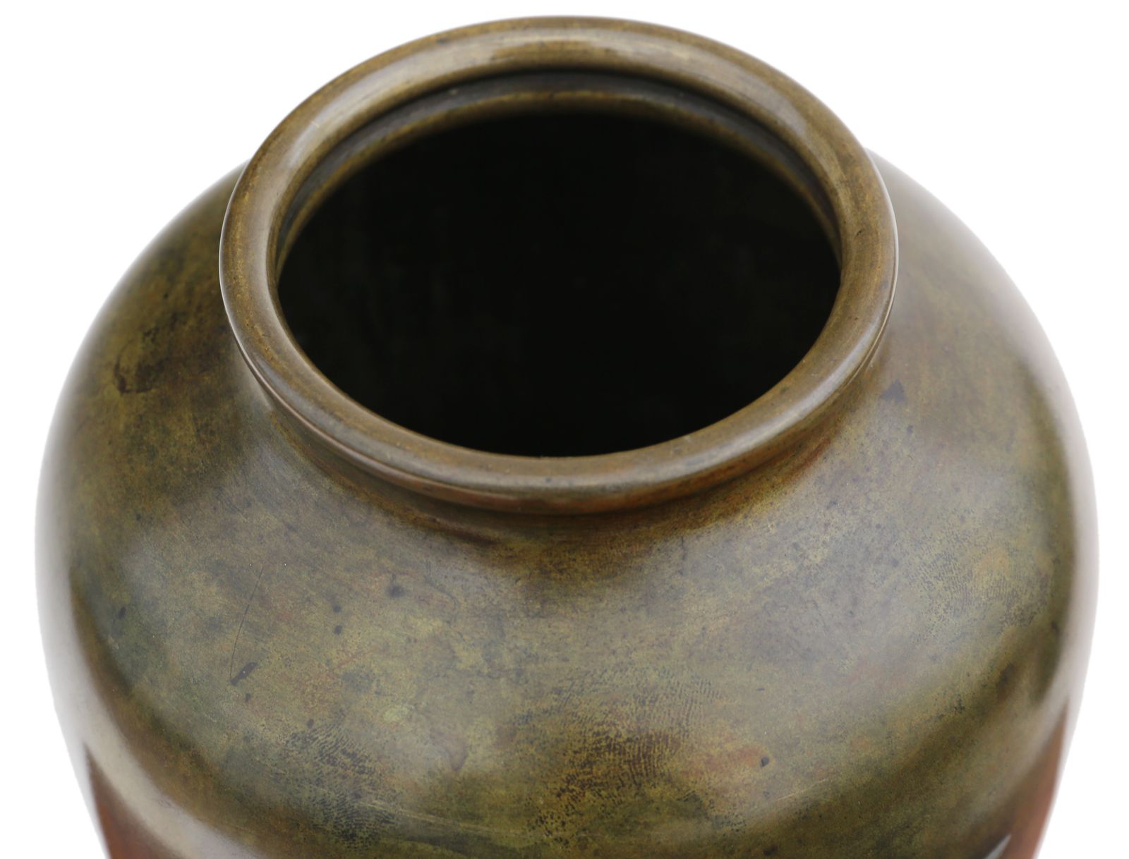 Fine Quality Japanese Meiji Period Bronze Vase   Antique, C.1915 photo 2495.0
