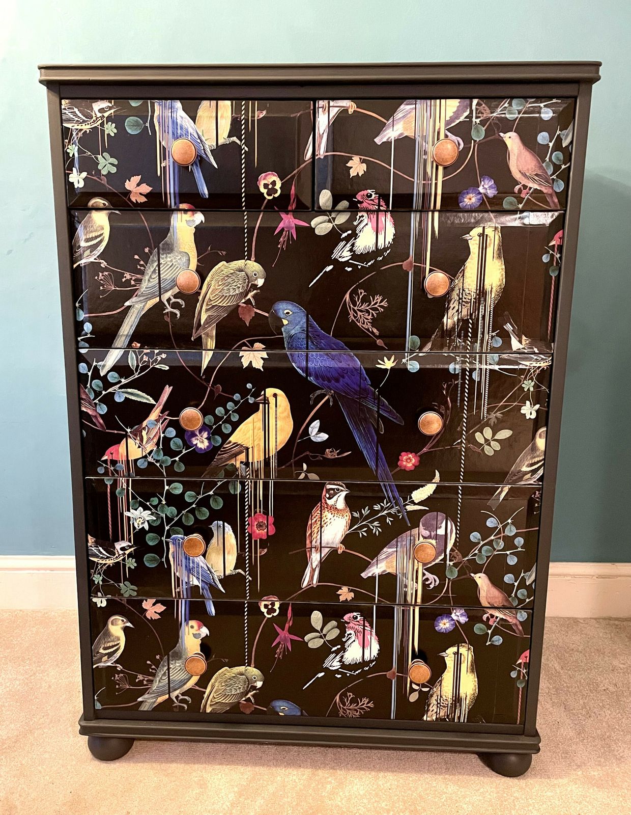 Christian Lacroix Styled Solid Wood Chest Of Drawers photo Furniture