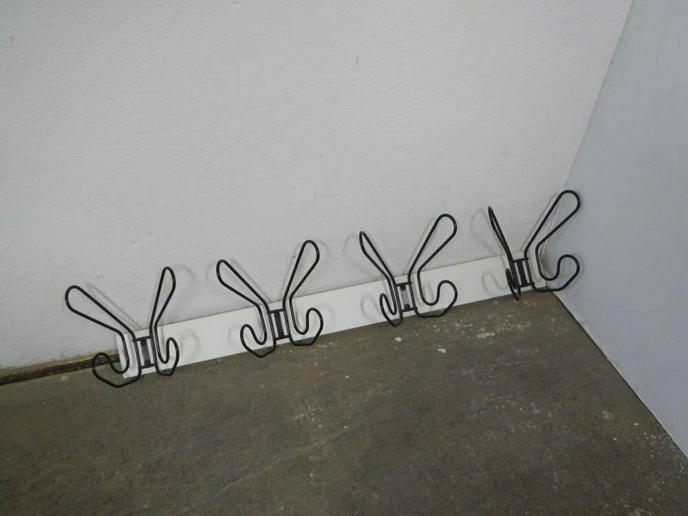 Wooden And Metal Coat Stand, 1980s