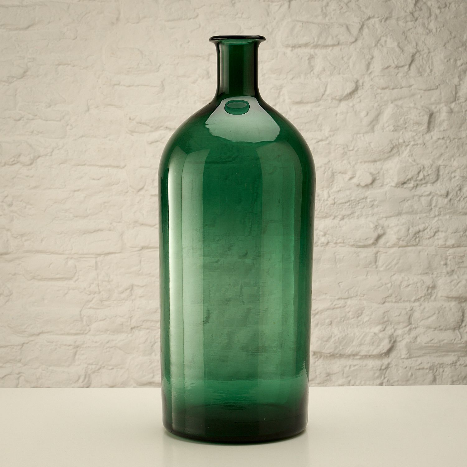 Hand Blown Antique Glass Vase, Denmark, 19th Century photo Home Decor