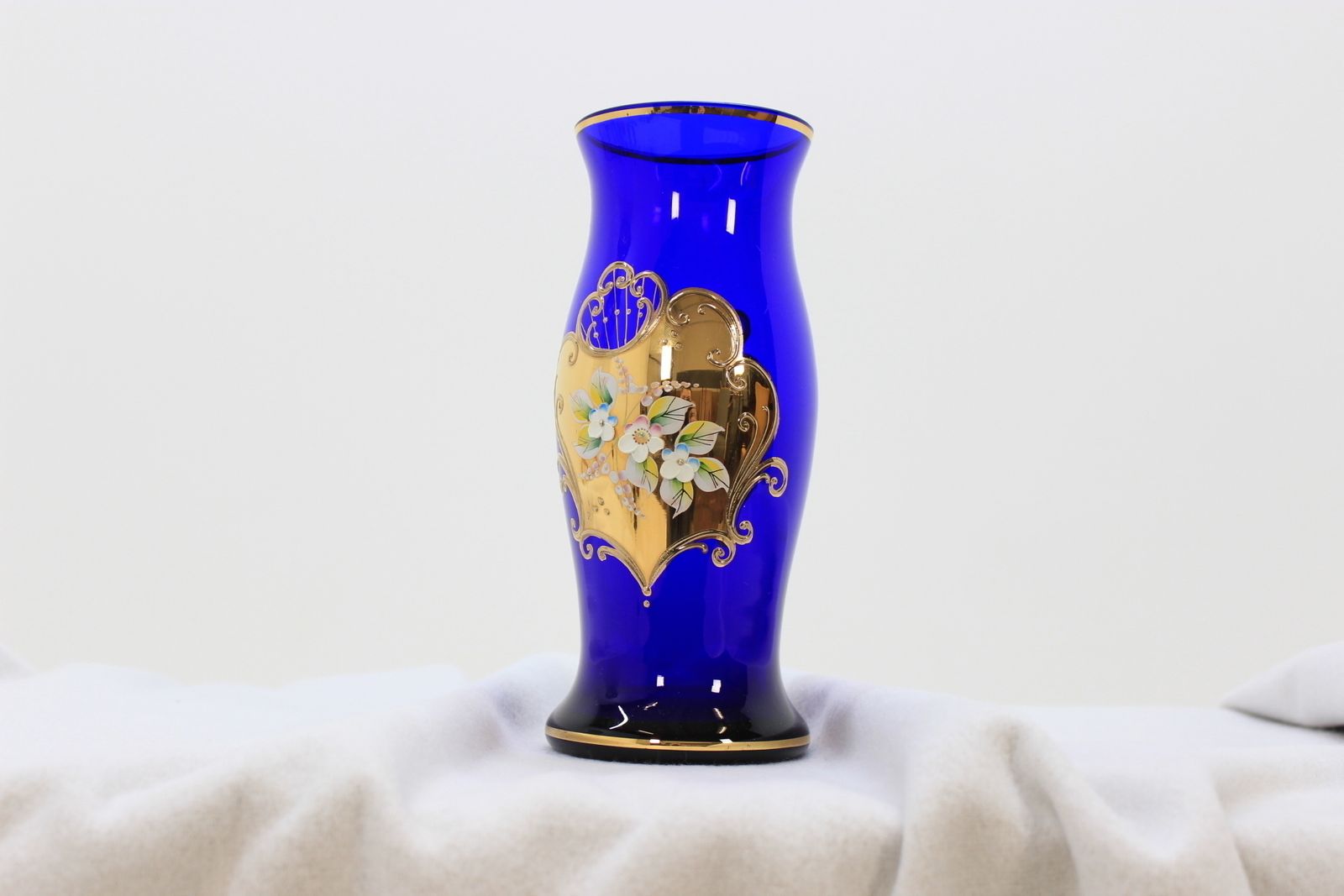 Czech Glass Vase By Novoborské Sklo, 1970´S. photo vintage