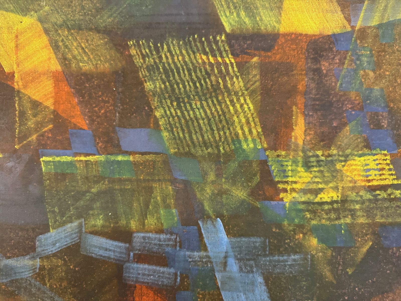 Large 1970s Italian Abstract Painting photo vinterior