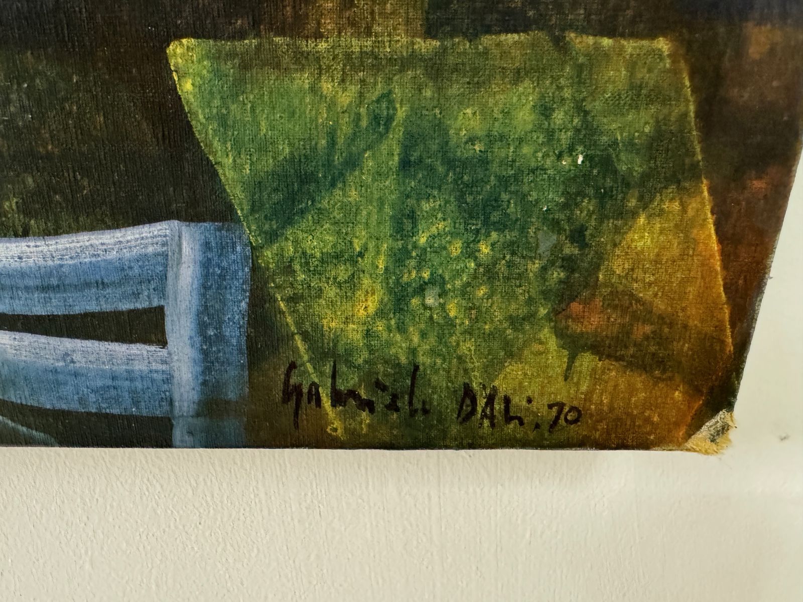 photo furniture Large 1970s Italian Abstract Painting