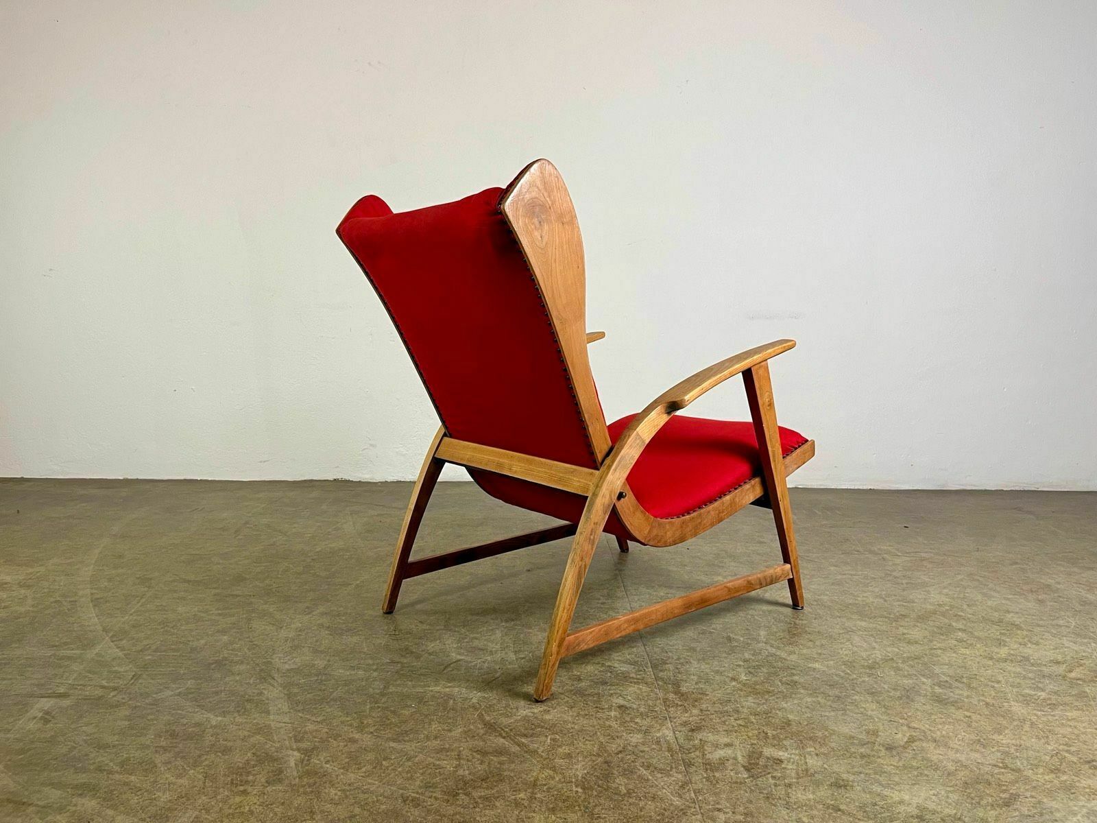 Knoll Antimott Armchair Wing Chair 1950 Mid Century photo for sale