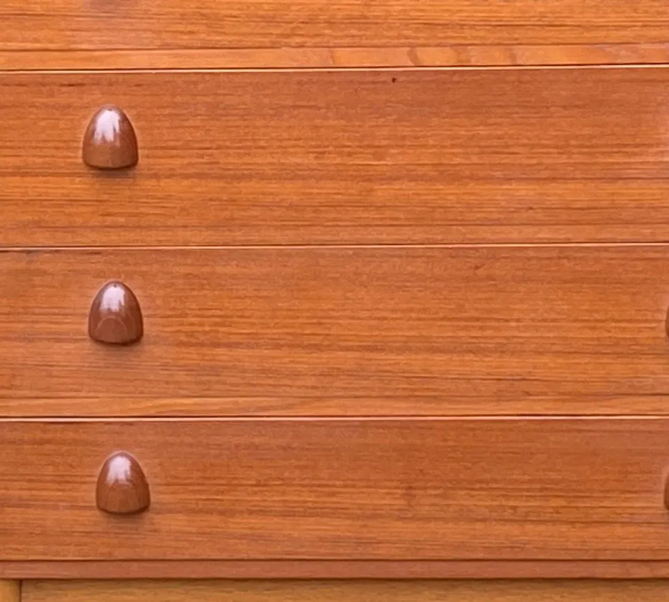 Mid Century Danish Teak Dresser Chest Of Drawers photo 720.0