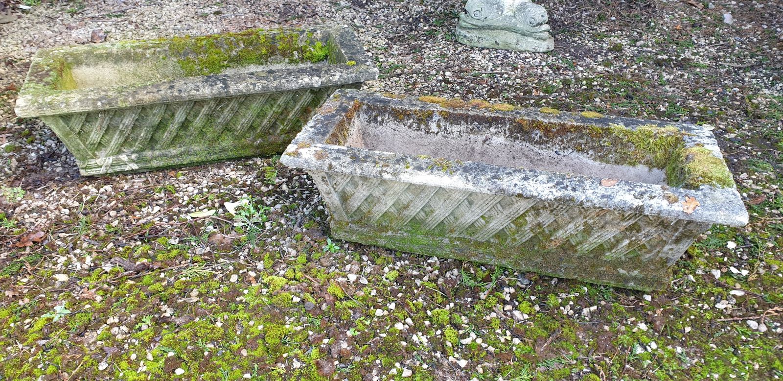 Good Pair Garden Troughs, 1920s photo for sale