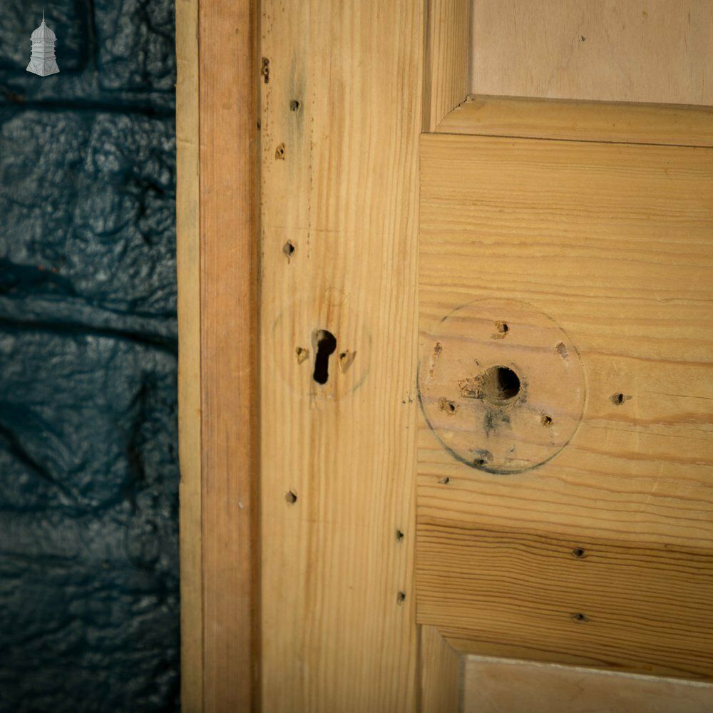 Pine Panelled Door, Moulded 3 Panel photo for sale