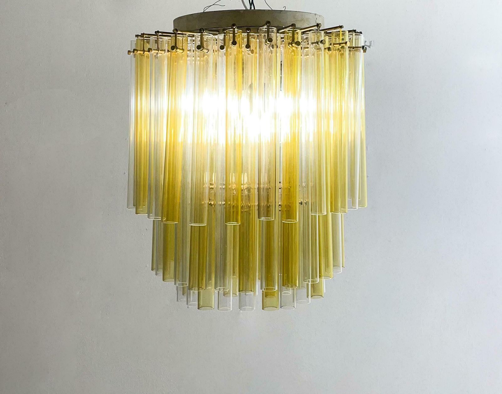 Mid Century Venini Chandelier, Italy, 1960s photo vinterior