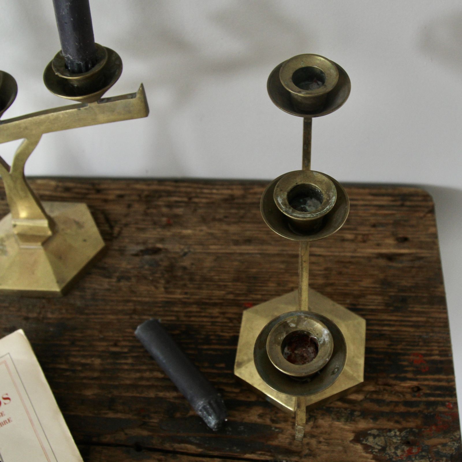 Beautiful 1930s French Pair Of Art Deco Candlesticks photo 96.0