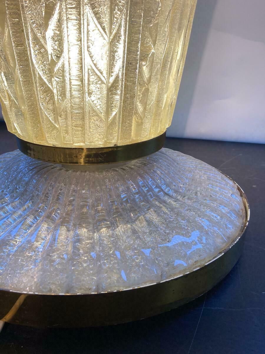 photo vintage Murano Glass Fountain With A Central Vase Encircled By 4 Mermaids, 1950s