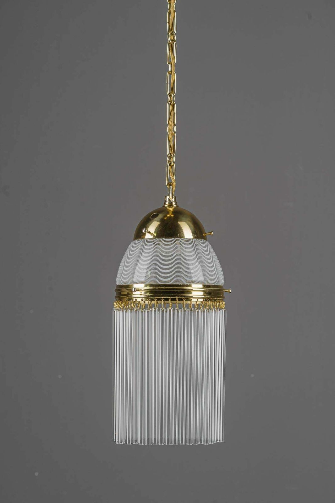 Art Deco Pendant Around 1920s With Opaline Glass Shade Vienna 1920s photo furniture