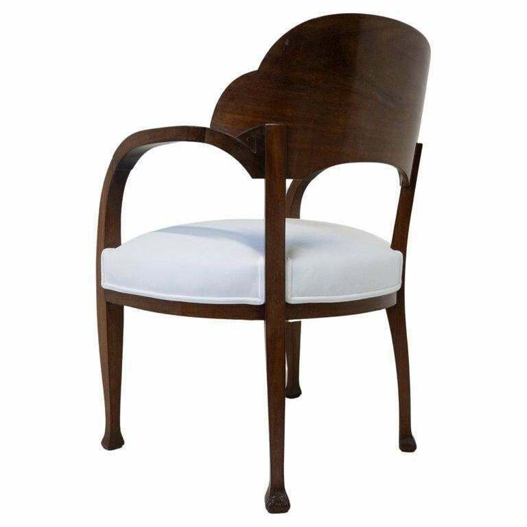 Art Nouveau Armchair By Henry Van De Velde, Belgium, 1908 photo Furniture