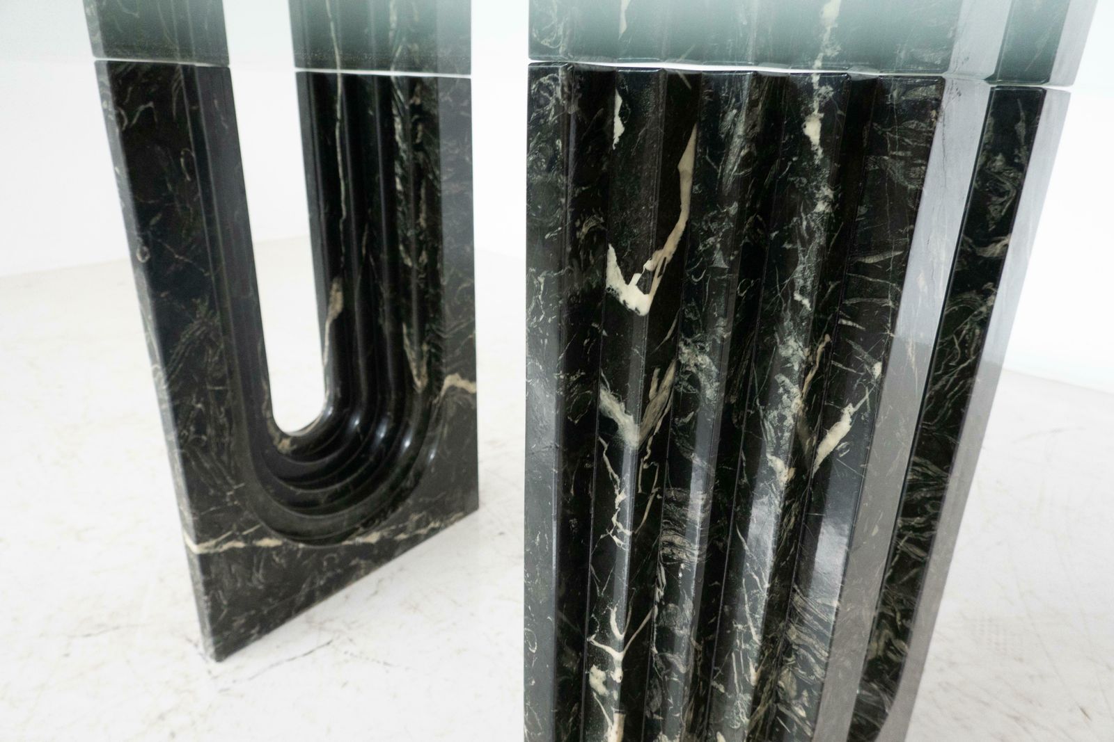 Mid Century Modern Dining Table By Carlo Scarpa, Marble And Glass, Italy, 1960s photo buy