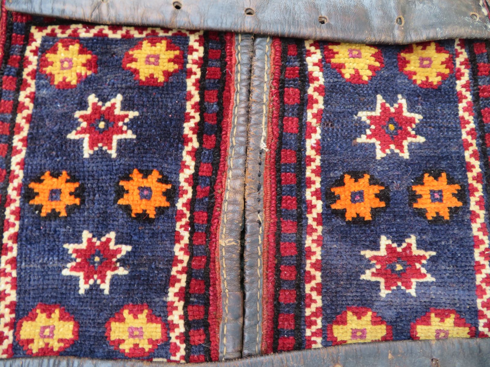 photo furniture Complete Set Of Superb Antique Yuruk Nomadic Saddlebags (Heybe). Eastern Anatolia,Late 19th Century.