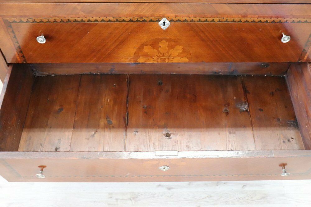photo furniture Chest Of Drawers With Inlay Walnut, 1960s