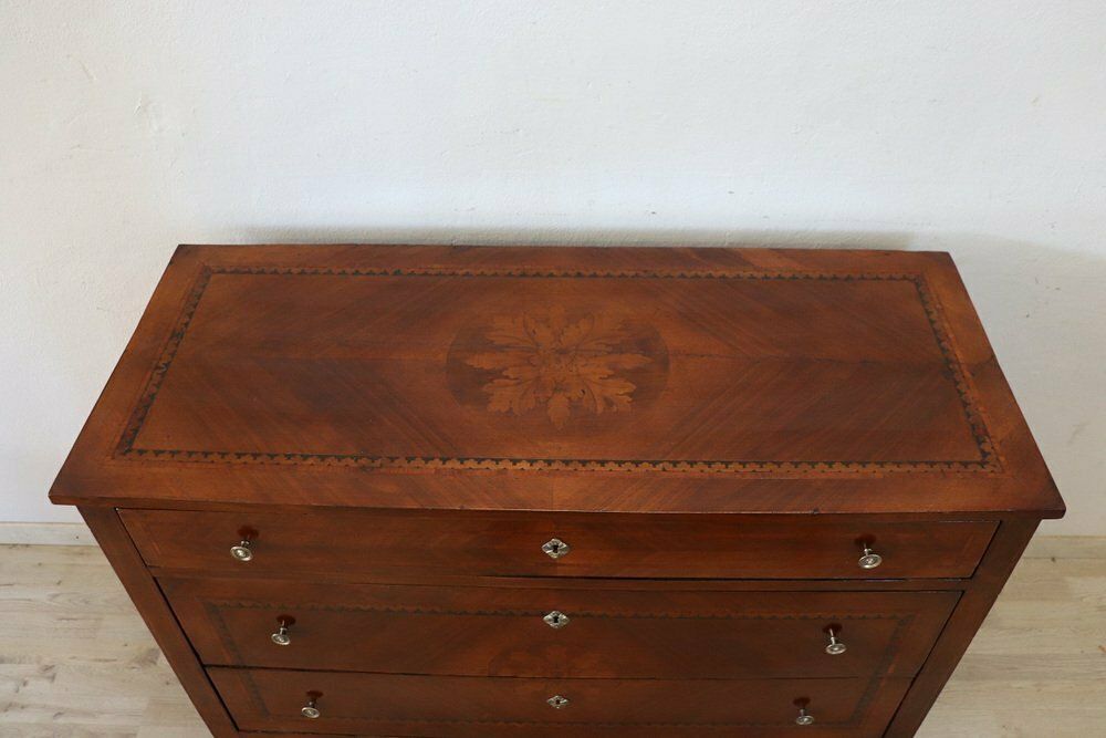 3760.0 Chest Of Drawers With Inlay Walnut, 1960s photo
