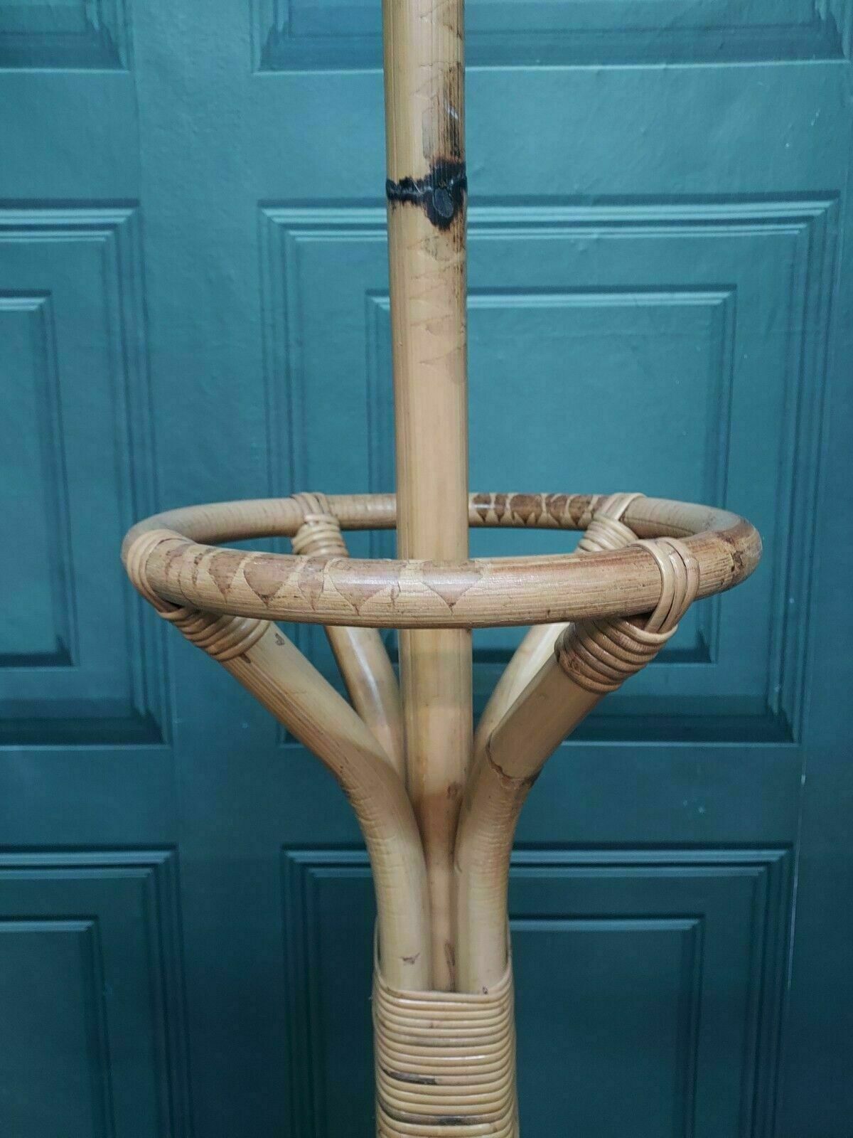 photo furniture Vintage  Bamboo Coat Stand 1960's