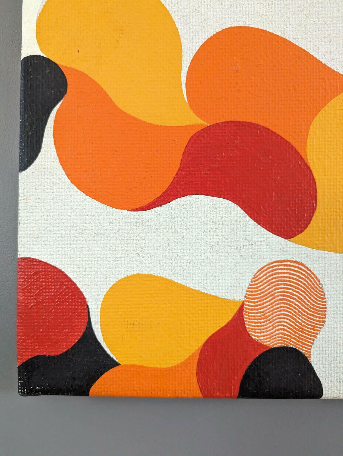 photo for sale Fleck Oil Painting, Mid 20th Century