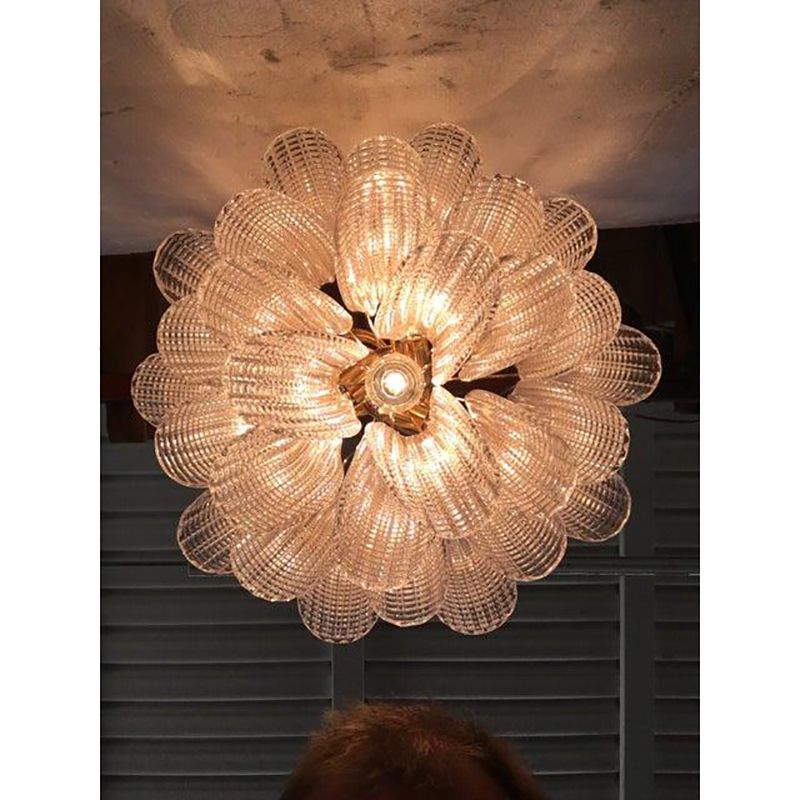 Italian Contemporary Mazzega Style Murano Glass "Selle" Sputnik Chandelier photo 6798.0
