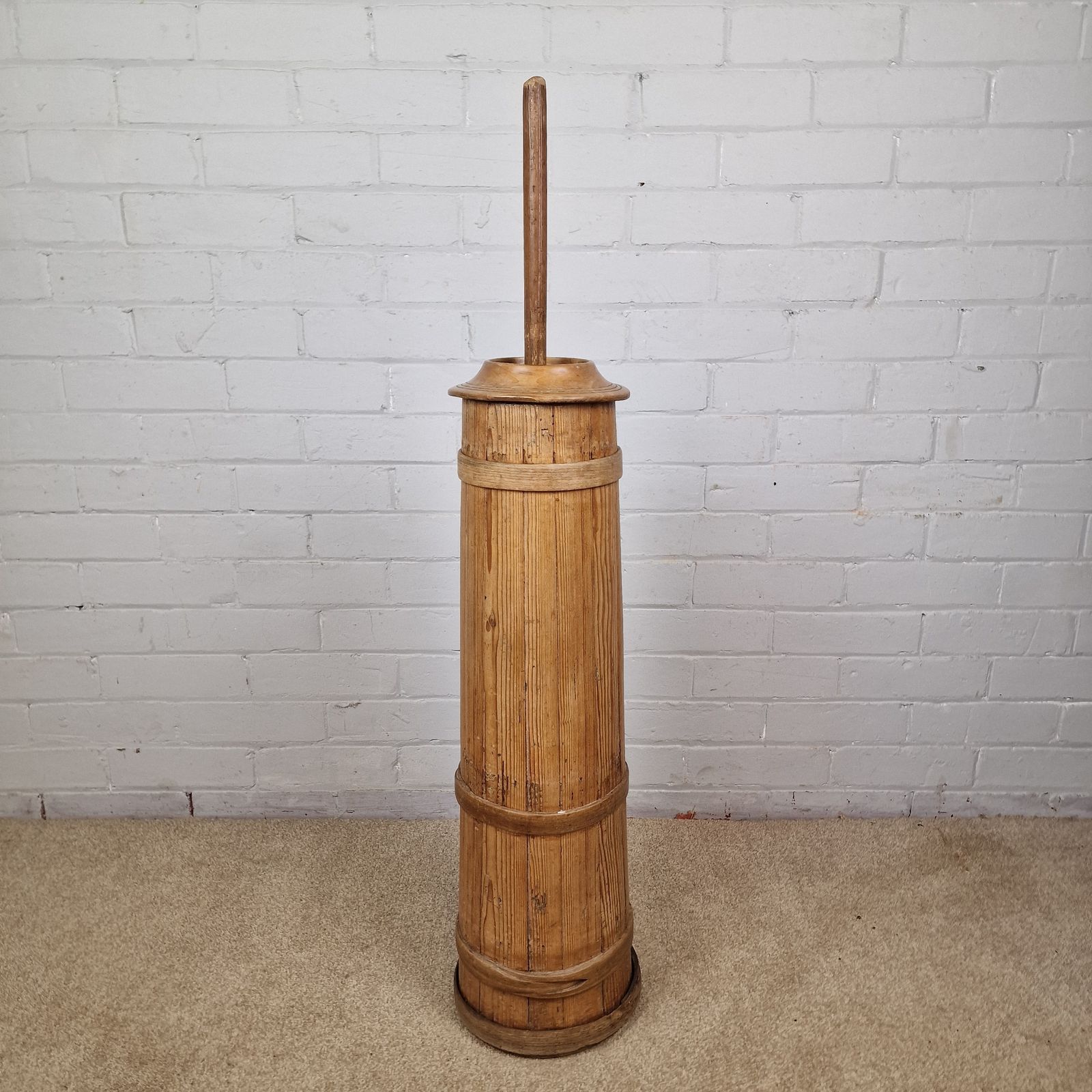 19th Century Victorian Continental Plunger Butter Churn photo 300.0