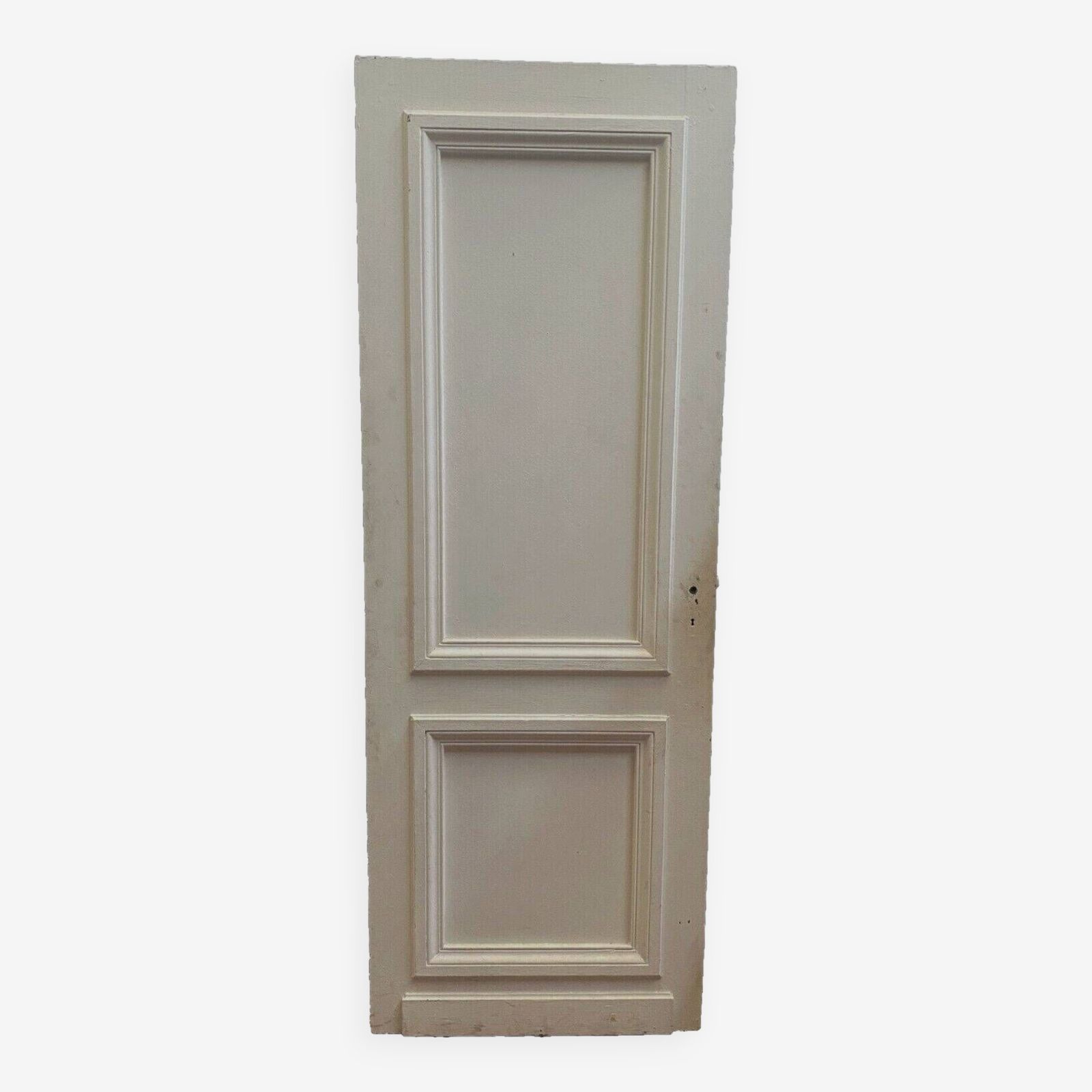 Double Sided Passage Door With Two Molded Panels 20th Century