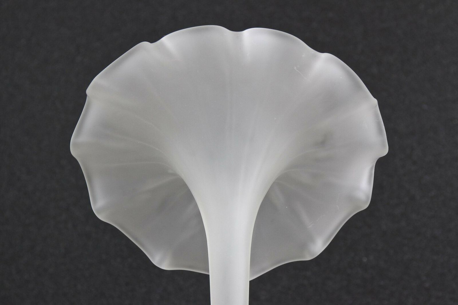 photo furniture Mid Century Jack In The Pulpit Glass Vase, France Circa 1960