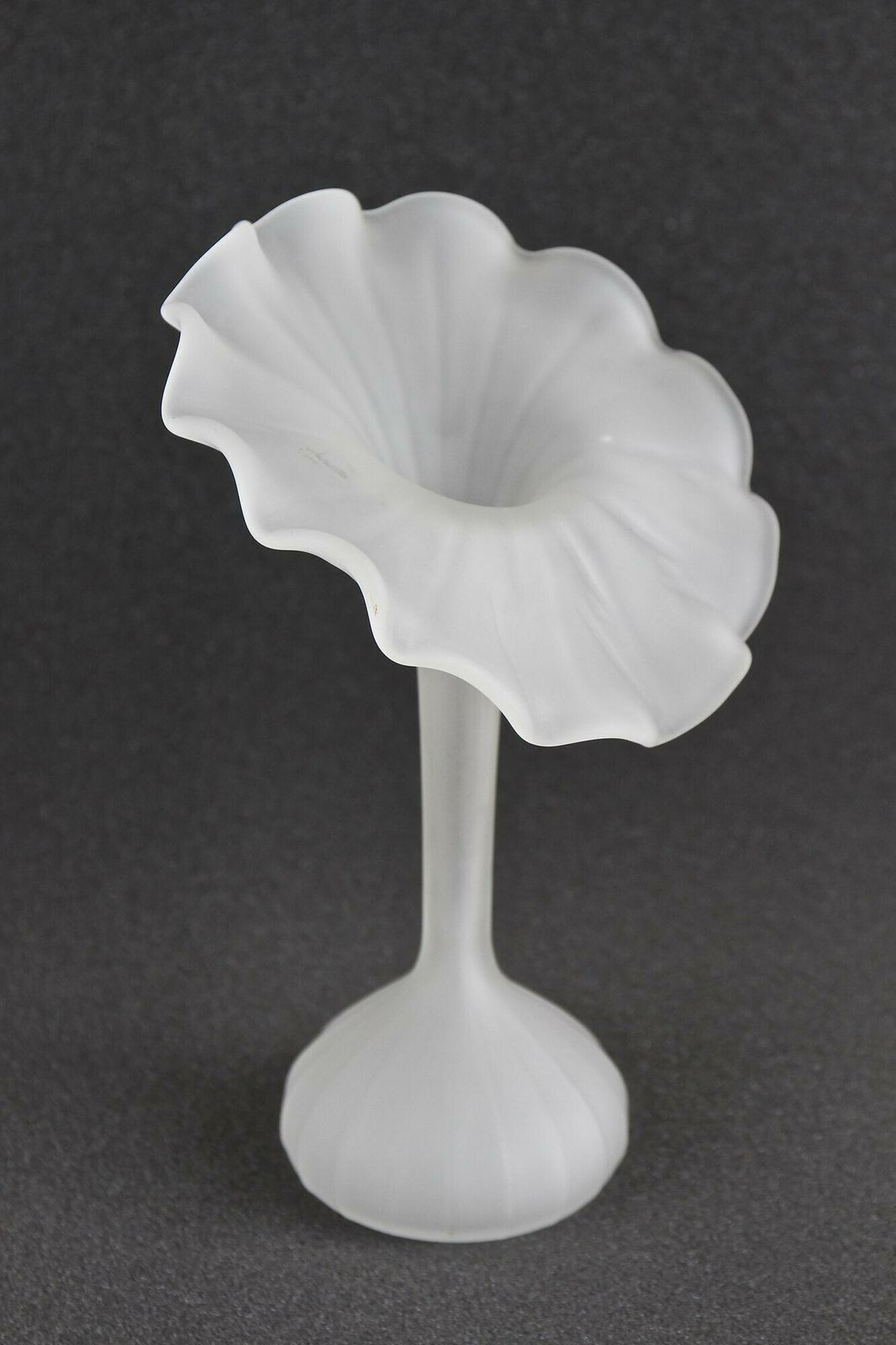 440.0 Mid Century Jack In The Pulpit Glass Vase, France Circa 1960 photo