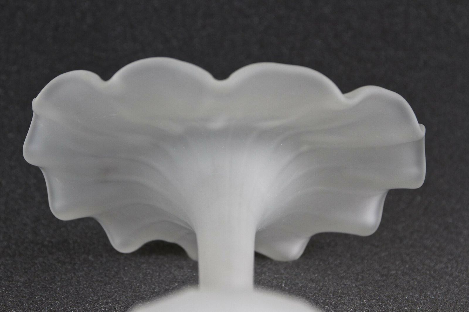 photo vintage Mid Century Jack In The Pulpit Glass Vase, France Circa 1960