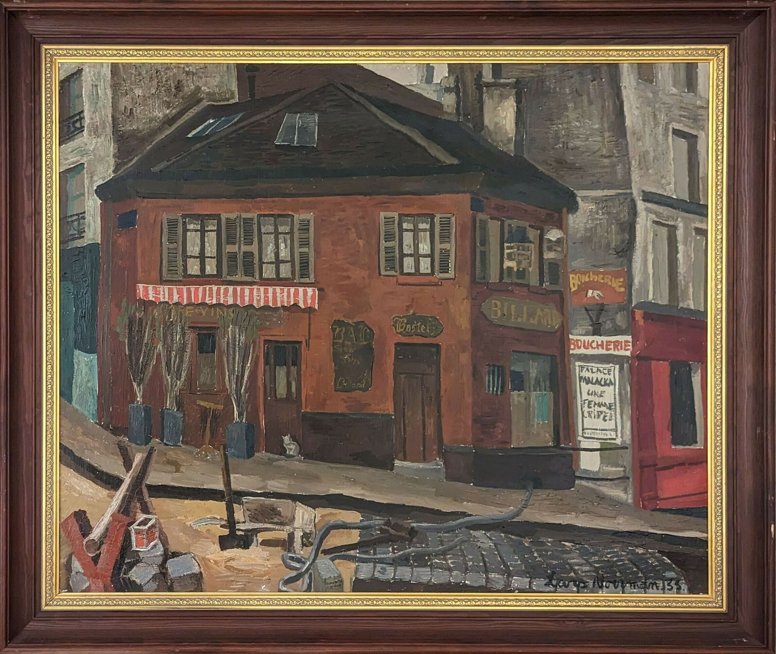 20th Century Swedish School 'Rue De Carmes, Paris, 1935'