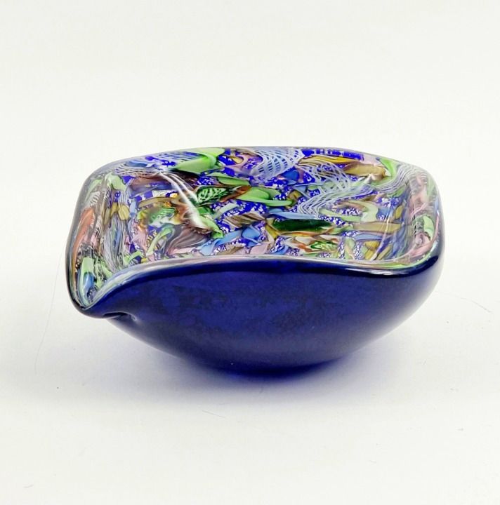 Large Murano Tutti Frutti Art Glass Bowl By Dino Martens For Avem, Italy, 1960s photo Home Decor