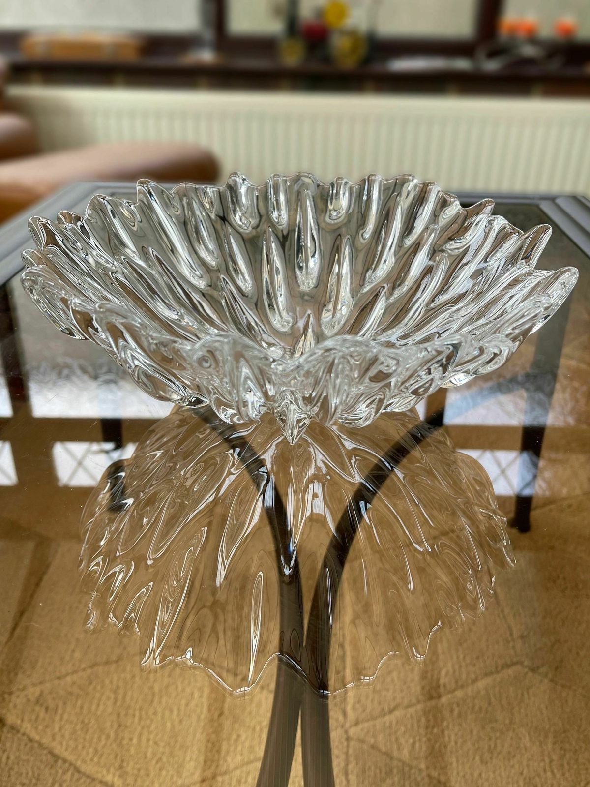 Budded Crystal Bowl Designed By Per Lütken In The 1970s And Manufactured By Royal Copenhagen In 1991. photo vinterior