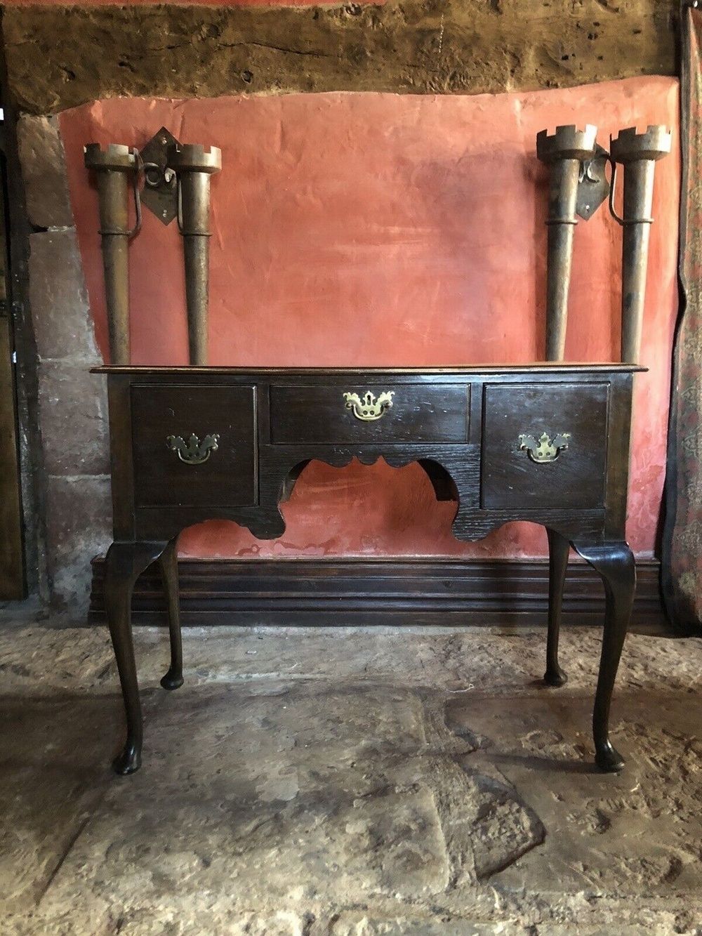 Original Georgian Low Boy, 18th Century And Earlier