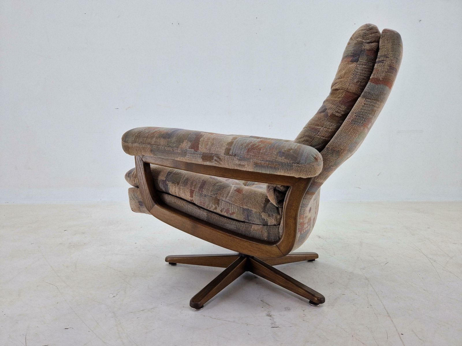 Midcentury Rare Armchair, Denmark, 1970s. photo vinterior